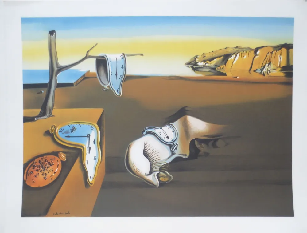 Lithografie Dali - Persistance de la mémoire