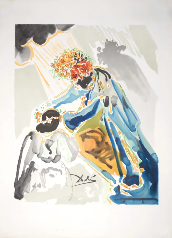 Lithografie Dali - Phoebus, ce dieu couronné de lauriers, c. 1979