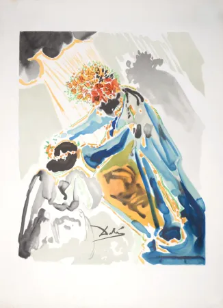 Lithografie Dali - Phoebus, ce dieu couronné de lauriers, c. 1979