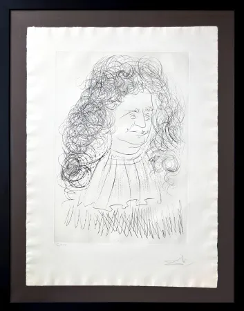Ets Dali - Portrait of la Fontaine