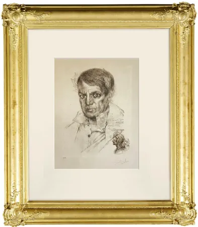 Droge Naald Dali - Portrait of picasso