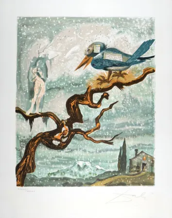 Lithografie Dali - Prince and Princess, 1966 - Hand-signed