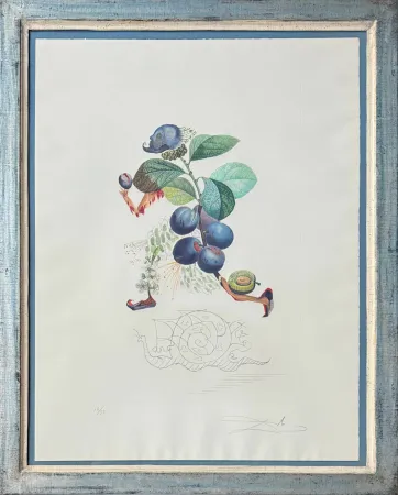 Lithografie Dali - Prunier hâtif (Hurrying Plum-tree)