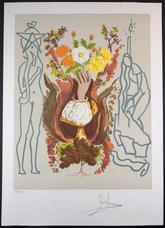 Lithografie Dali - Renaissance With Original Portfolio Case