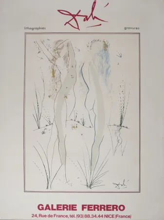 Lithografie Dali - Retour de la Sulamite, circa 1971