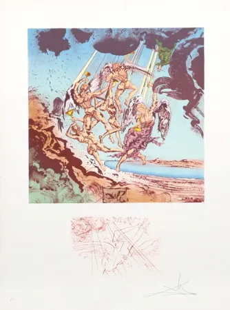 Lithografie Dali - Return of Ulysses from Homage a Homere