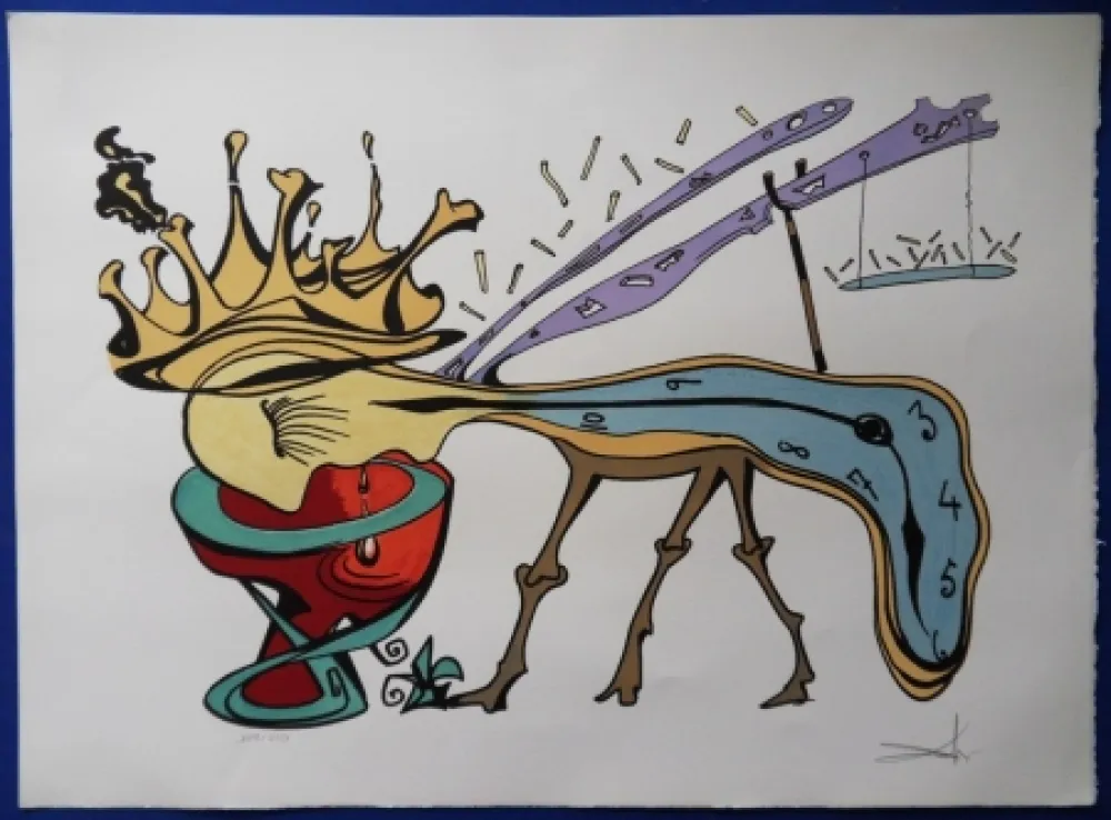 Lithografie Dali - Rigetto della Civilta