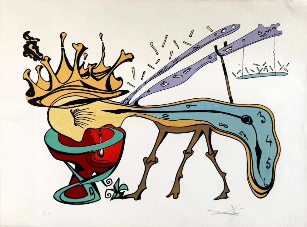 Lithografie Dali - Rigetto della civiltà (Civilization’s Reject)