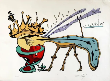 Lithografie Dali - Rigetto della civiltà (Civilization’s Reject)