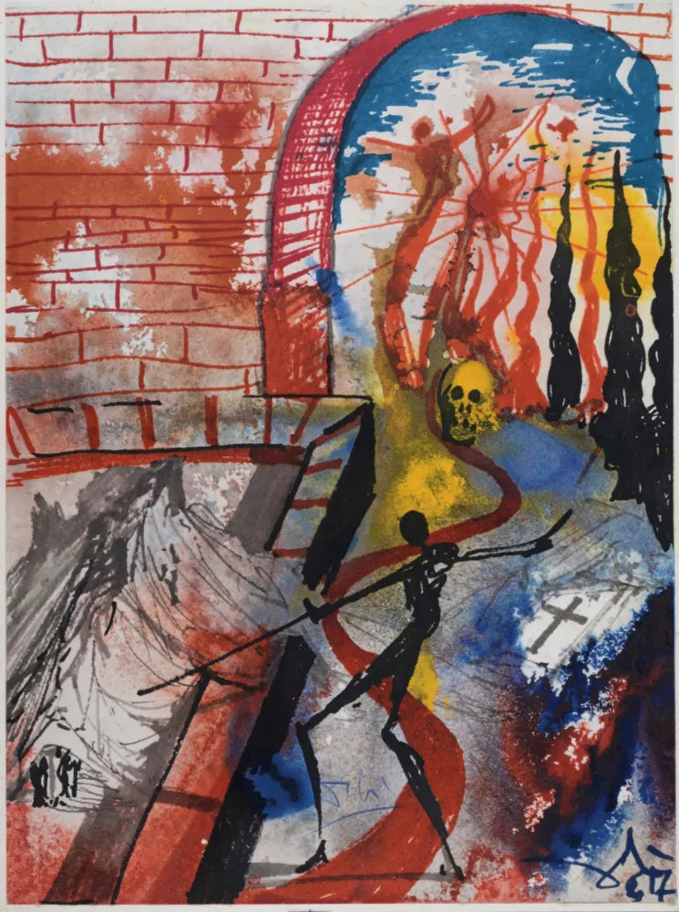 Lithografie Dali - Romeo and Juliet #1, 1975