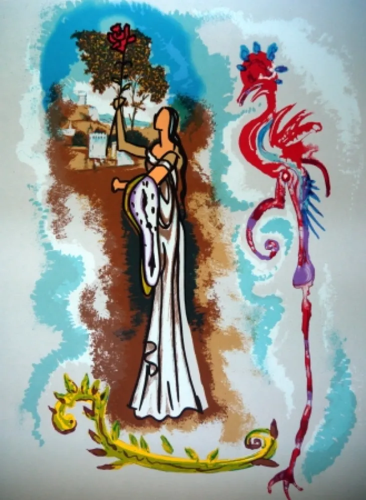 Lithografie Dali - ROWENA
