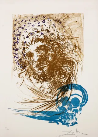 Lithografie Dali - Salvador Dalí (1904–1989) – Old Age – Color zinc lithograph on Arches paper – 1973