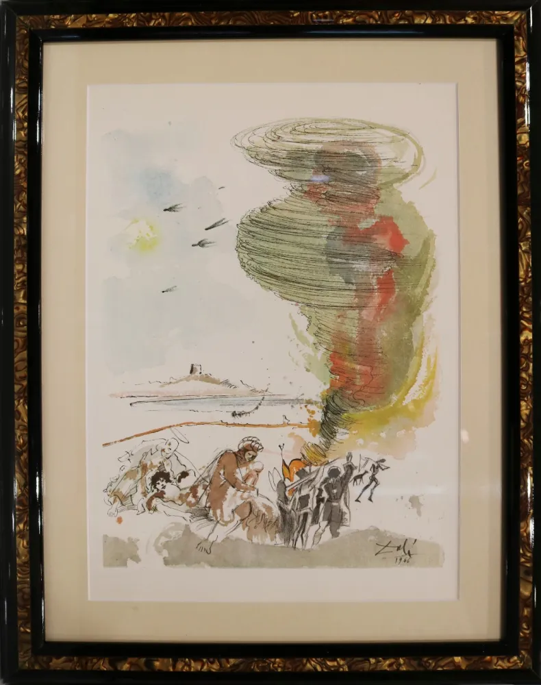 Lithografie Dali - Sed libera nos a malo