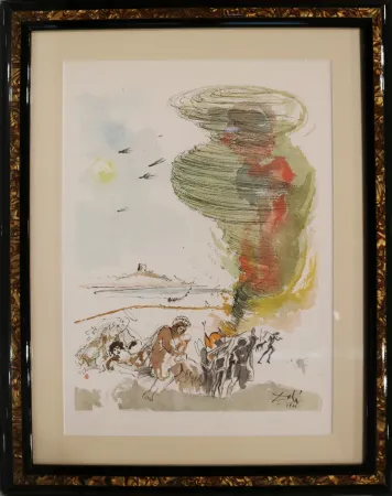 Lithografie Dali - Sed libera nos a malo