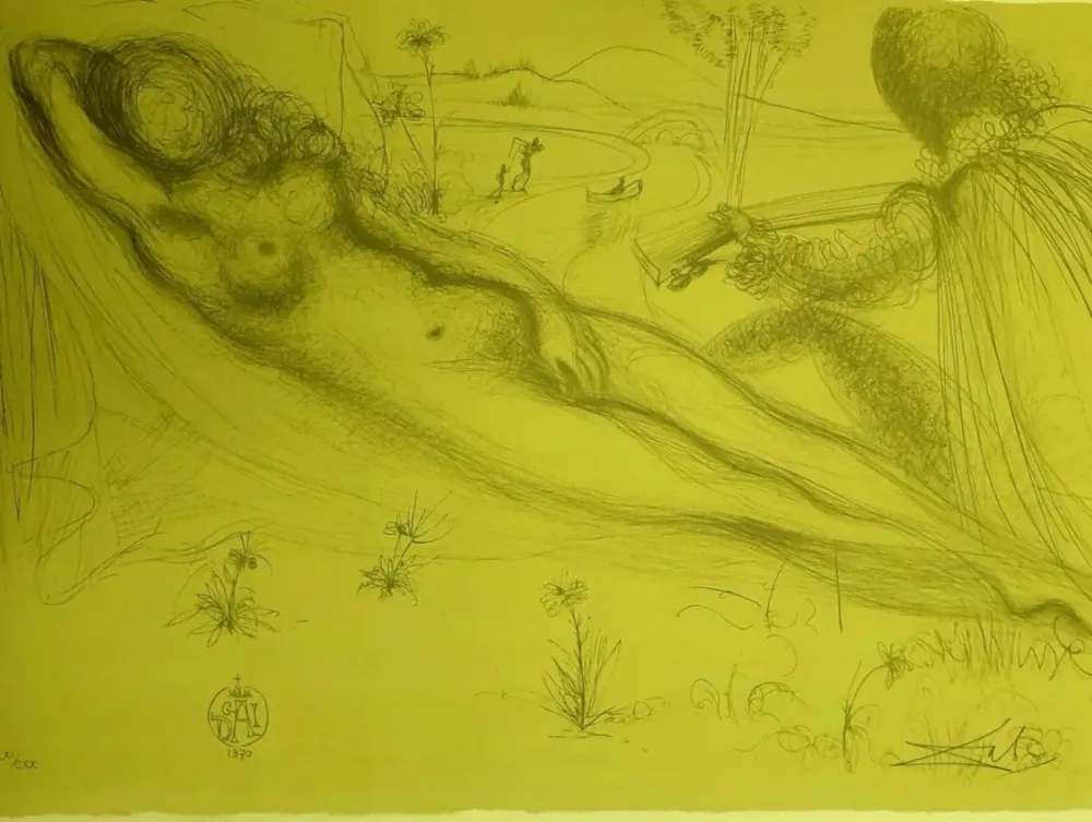Lithografie Dali - Serenade