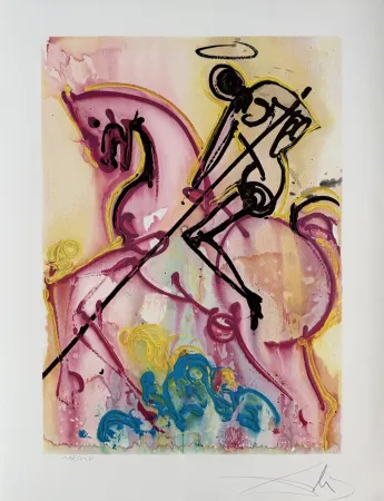 Lithografie Dali - St. George