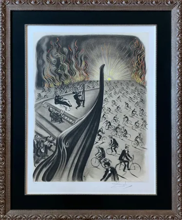 Lithografie Dali - Symphony Bicyclette – Bicycle Symphony