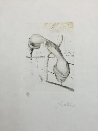 Ets En Aquatint Dali - Telephone mou