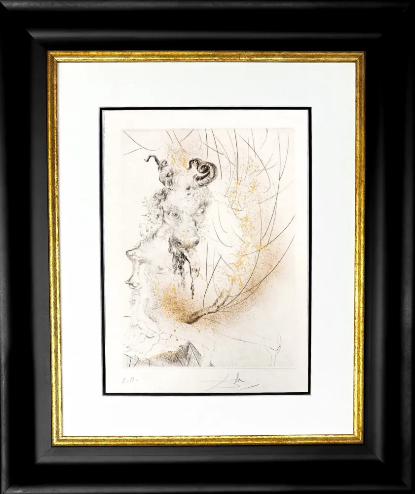 Gravure Dali - Tête de veau (Calf's Head)