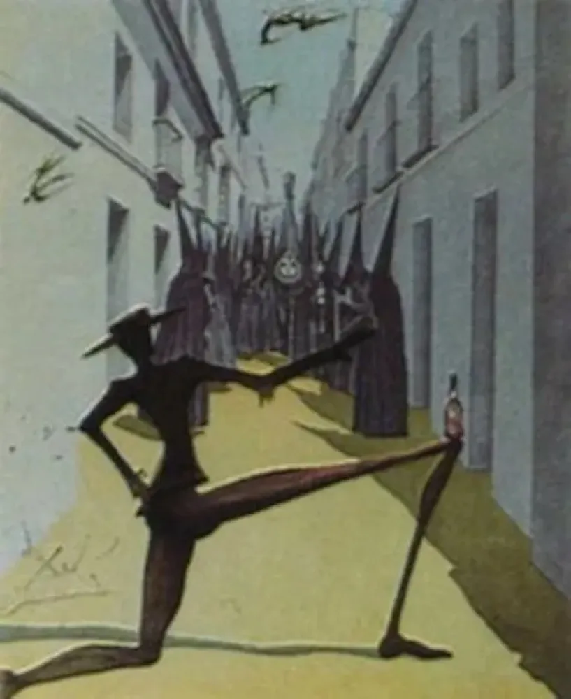 Lithografie Dali - The bird has flown