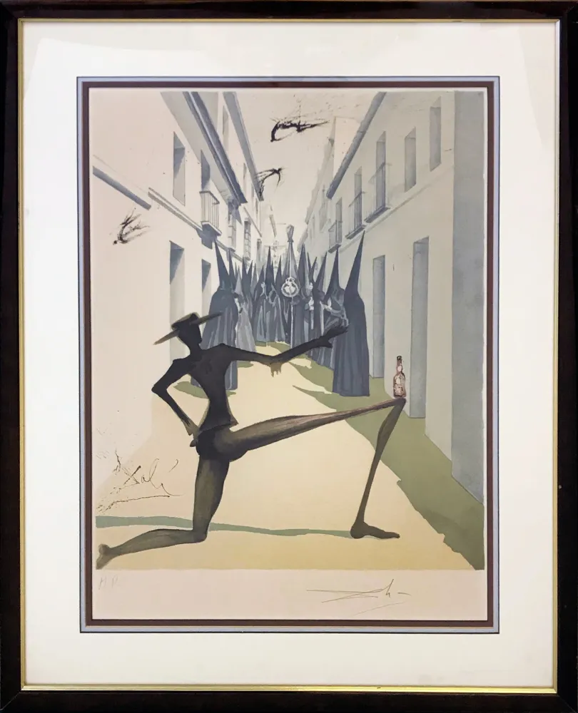 Lithografie Dali - THE BIRD HAS FLOWN
