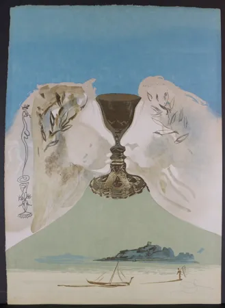Lithografie Dali - The Chalice of Love