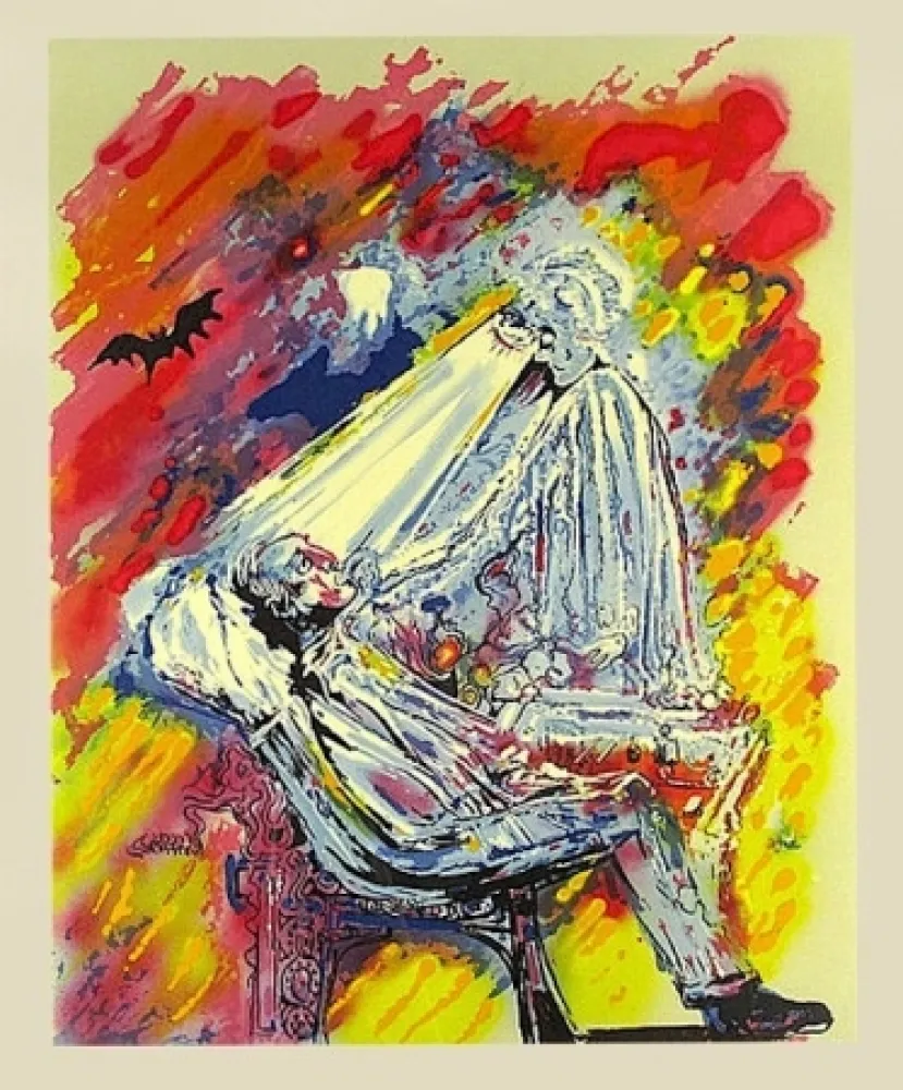 Lithografie Dali - The Dentist: The Healing Light, from L'Acenture Medicale