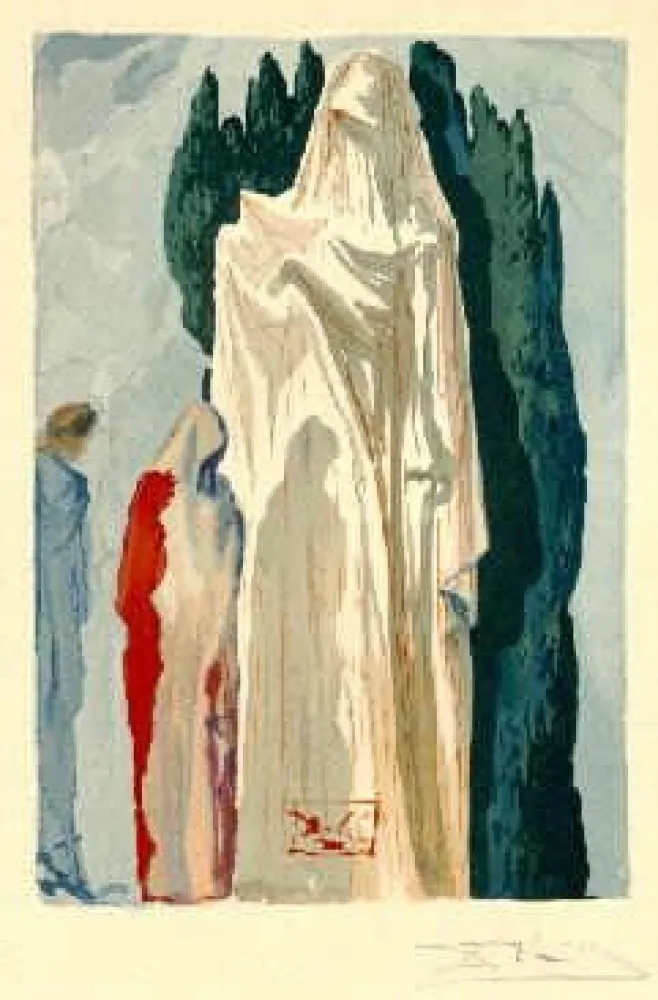 Lithografie Dali - The Divine Comedy - Hell - Chant 10