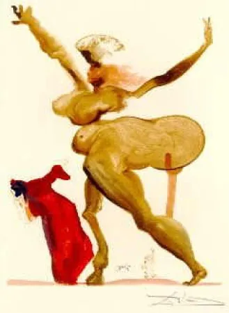 Lithografie Dali - The Divine Comedy - Hell - Chant 33 