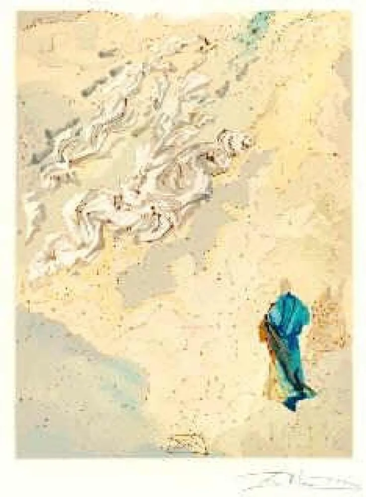 Lithografie Dali - The Divine Comedy - Paradise - Chant 20