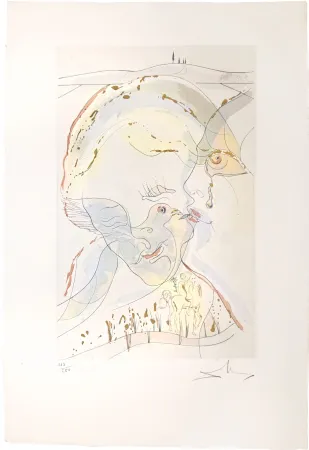 Droge Naald Dali - THE DOVELIKE EYES OF THE BRIDE