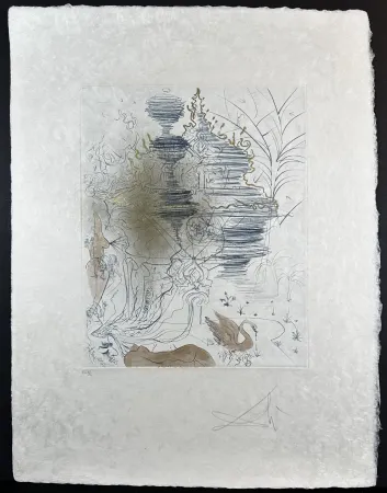 Gravure Dali - The Hippies The Pagoda