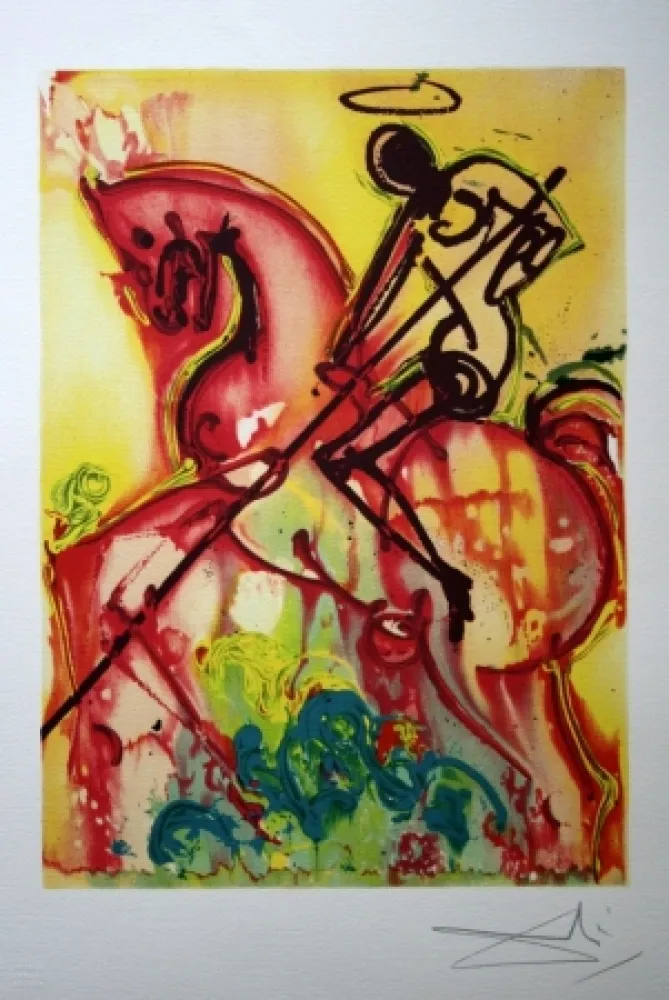 Lithografie Dali - The Horses of Dalí - 