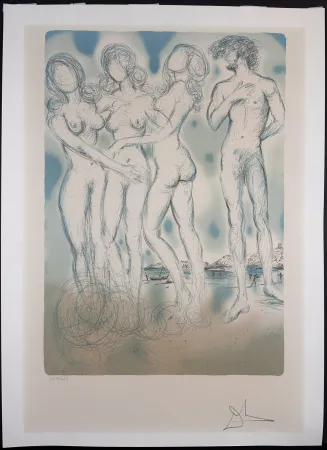 Lithografie Dali - The Judgment of Paris