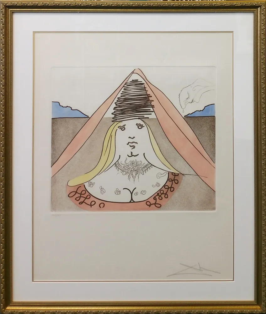 Ets En Aquatint Dali - THE LADY DULCINEA