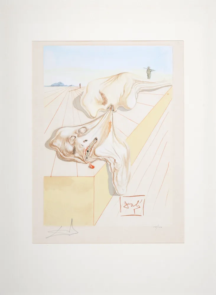 Gravure Dali - The Men who Devour each Other, 1963