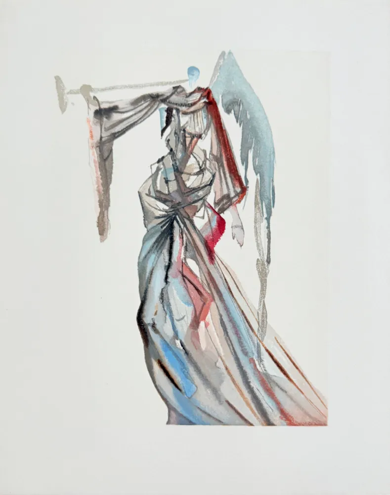 Houtsnede Dali - The Paradise, Canto 10 - The Angel of the Sun