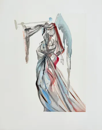 Houtsnede Dali - The Paradise, Canto 10 - The Angel of the Sun