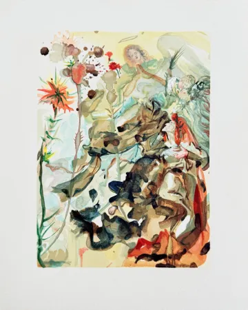 Houtsnede Dali - The Paradise, Canto 25 - St. James of Hope