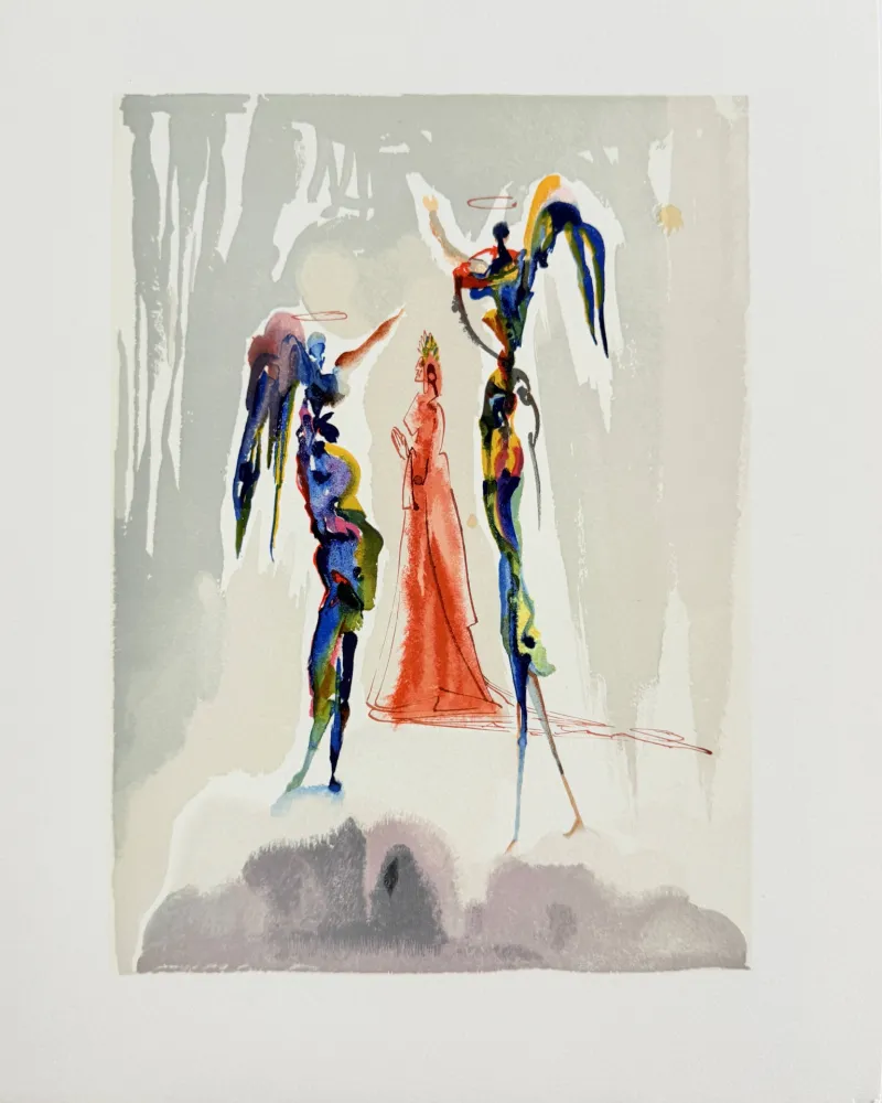 Houtsnede Dali - The Paradise, Canto 27 - The Gloria Patri