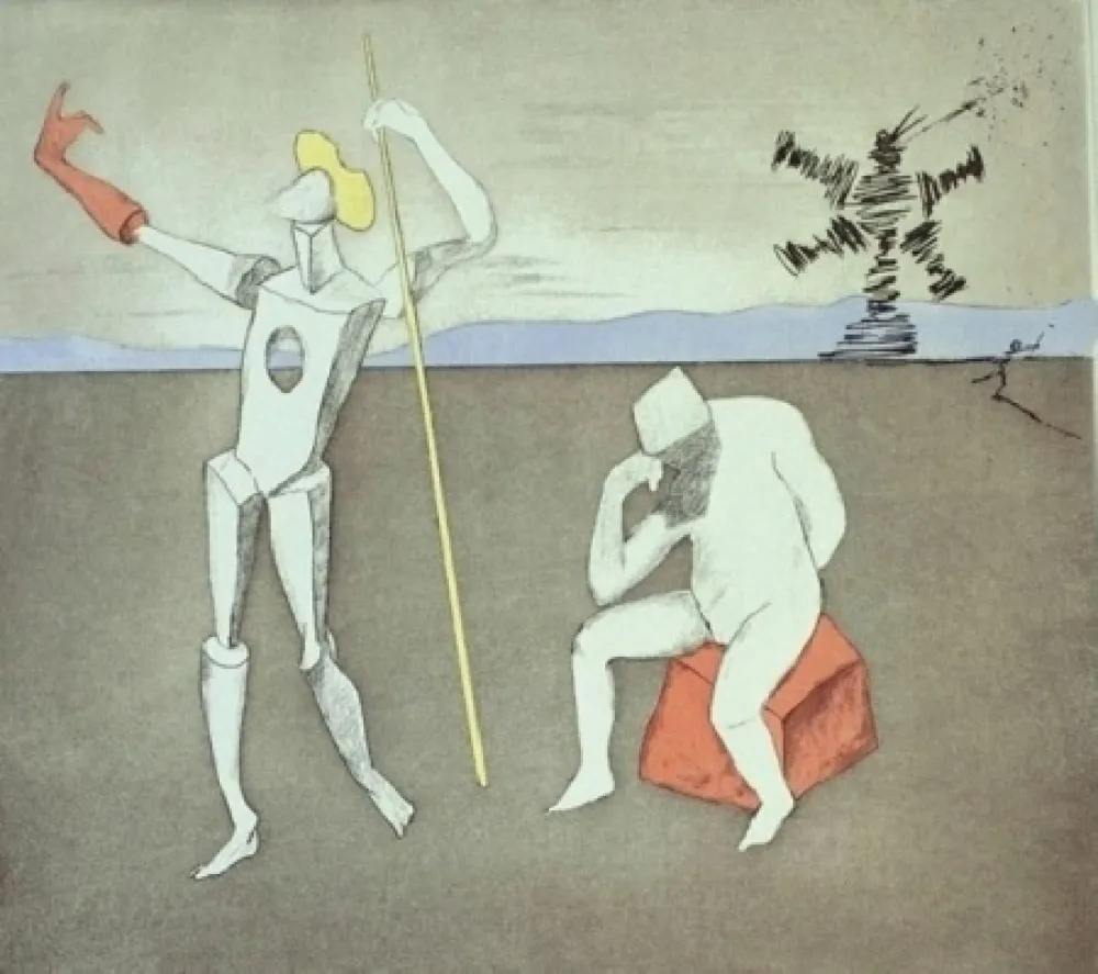 Ets En Aquatint Dali - The Power of Thought