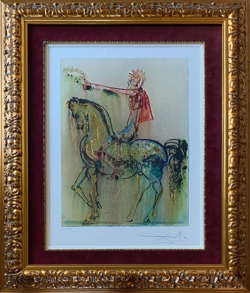 Lithografie Dali - The Roman Cavalier (Le Chevalier Roman)
