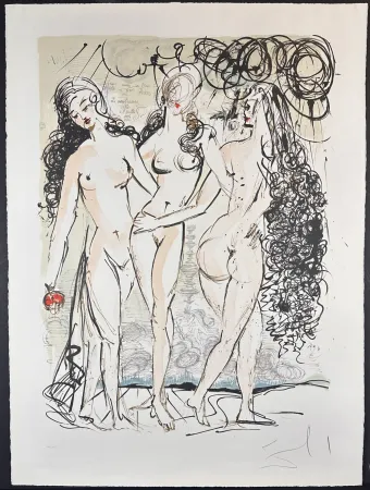 Lithografie Dali - The Three Graces 