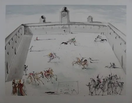 Lithografie Dali - Tienta