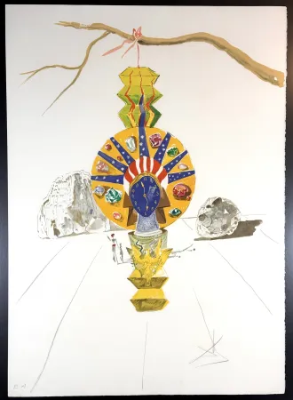 Lithografie Dali - Time American Clock
