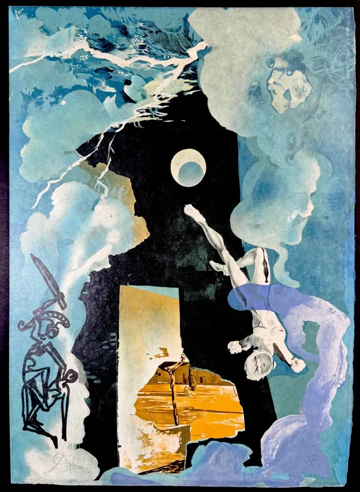 Lithografie Dali - Trilogy of Love The Eternity of Love (The Tower)