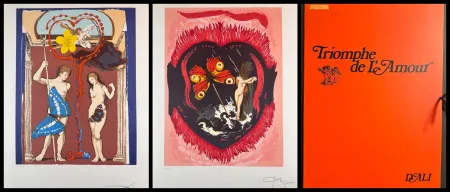 Lithografie Dali - Triumph of Love Suite with Original Portfolio Case