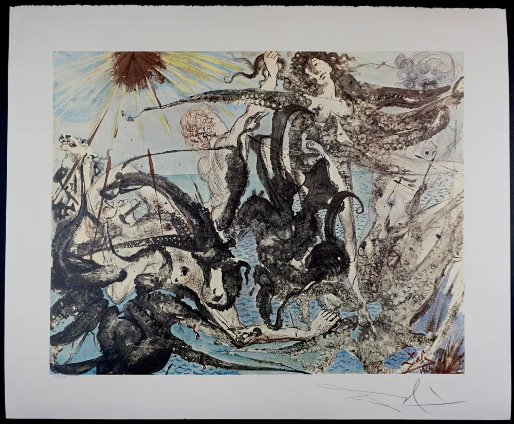 Lithografie Dali - Triumph of The Sea
