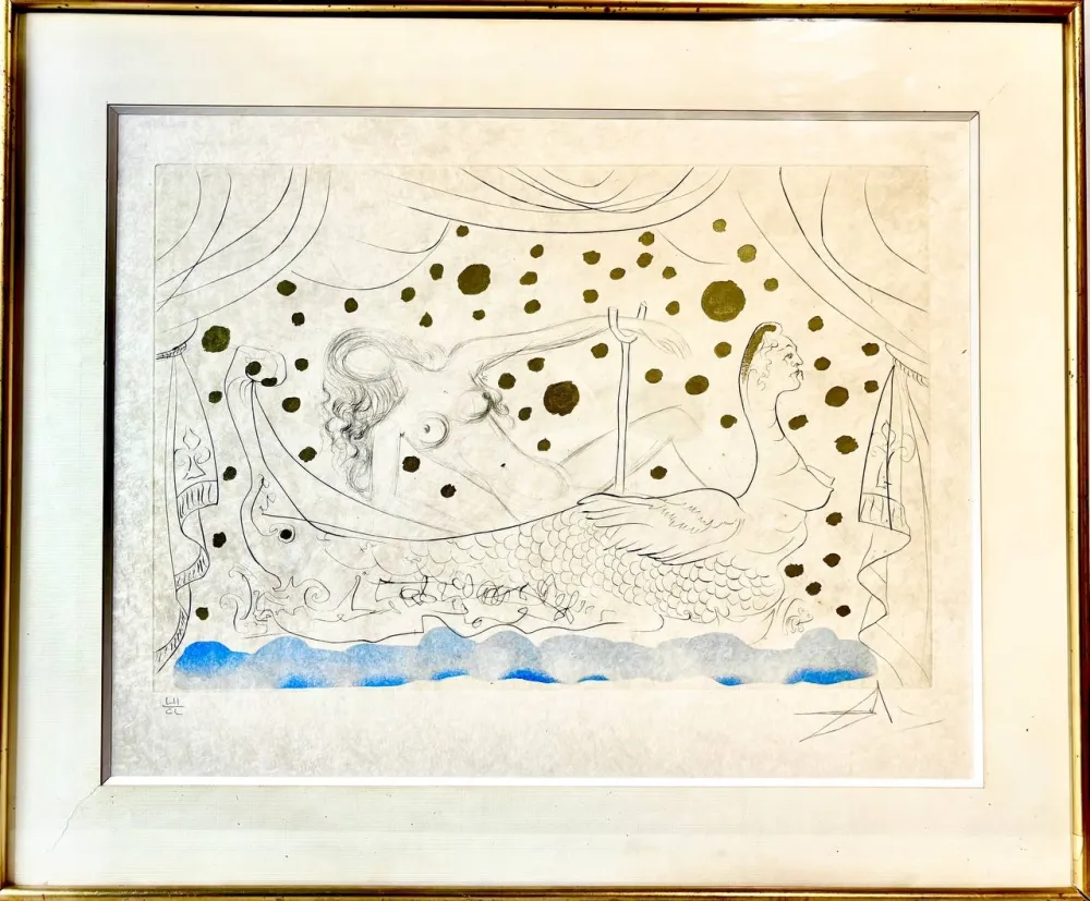 Ets Dali - Venus au bain / Nu au bain from Suite Mythologique Nouvelle
