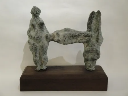 Monotype D'altri - (Relation) 3 weibliche Figuren. 